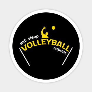 Eat Sleep Volleyball Repeat Magnet